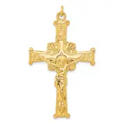 Sterling Silver & 24K Gold-Plated Inri Crucifix Pendant