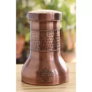 Copper Bedroom Bottle With Dark Hammered And Lacquer Design 1200 ml