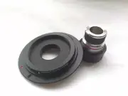 New Microscope Objective Adapter RMS to NIKON AI NI Camera + 4X Objective Lens