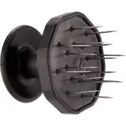 WORLD CUISINE PLASTIC SALAMI / SAUSAGE PRICKER, STAINLESS STEEL NEEDLES BLACK
