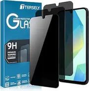 [3-Pack] T Tersely Privacy Screen Protector for Samsung Galaxy A16 4G/5G 2024，Edge to Edge Protection Full Cover Private Anti-Spy Case-Friendly Curved Screen Protector for Samsung Galaxy A16