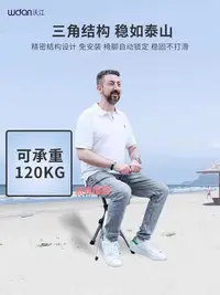 在飛比找Yahoo!奇摩拍賣優惠-精品德國老年人戶外拐棍兩用出行拐杖椅防滑輕便折疊多功能手杖凳