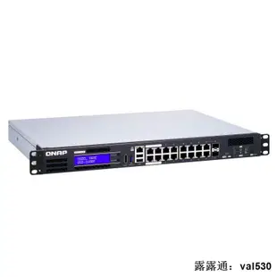 【現貨】QNAP威聯通交換機NAS二合一QGD-1600P 企業級機架式網管型16口