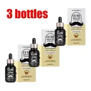 3 Bottles CUTE SO CUTE Hair Serum Growing Hair Eyebrows Mustache Beard 10 ml