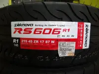 在飛比找Yahoo!奇摩拍賣優惠-{順加輪胎}RS606 R1 215/45/17 AD08R