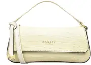 Radley Vale Close Croc Leather Mini Flapover Multiway Grab Evening Bag