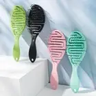 On Wet Flex Hair Massage Comb Curved Hair Brush Hair Styling Tool Wet Dry Comb