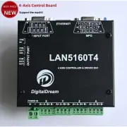 4-Axis Control Board Mach3 LAN5160T4 Ethernet Motion Controller & Driver 2 in 1