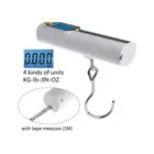 50kg/10g Mini Digital Luggage Scale with 1m Ruler Portable Multifunctional