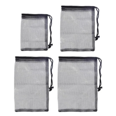 Black Golf Ball Bag Mesh Net Bags Golf Mesh Bag Sports Net Bag Golf Accessories