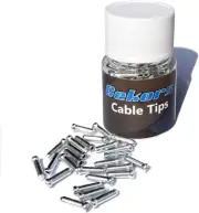 Botella De 100 Piezas Jagwire 5 Mm Cable De Freno De Bicicleta Tapas De Extr...
