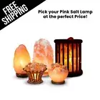 Himalayan Pink Salt Lamps PICK ANY 1 - Large Night Light Negative Ion AFFORDABLE