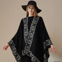 在飛比找ETMall東森購物網優惠-Women cloak big shawl travel p