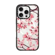 iPhone 16 Pro Impact Case MagSafe Compatible Watercolor Blossom