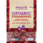 Macro Organic Frozen Strawberries 450g