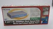 TRENDNET TE100-DX8E PLUS 8 PORT W/POWER SUPPLY NEW SEALED