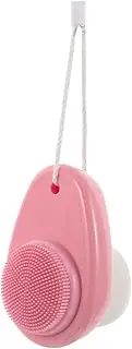 COMPUKAS Face Brush Skincare Brushes for Face Silicone Facial Cleansing Brush Face Dry Brush Silicone Face Scrubber Facial Brush for Women Gentle Face Scrubber Silica Gel Pink