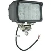 LED Flood Work Light 3375 Lumens 12/24V Polycarbonate Lens 45W Rectangle