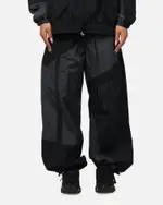 [Nike] Nike Women's Sportswear Mid-rise Street Woven Open-hem Pants Anthracite/black - Size XL XL Anthracite/Blac