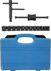 Raguso Brake Caliper Piston Repair Kit Motorcycle Brake Piston Removal Set 12 Adapters Lasting Performance Motorcycle Brake Piston Removal Tool for Motorcycle
