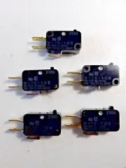 (5 PIECES) Genuine Original OMRON V-15-1C5 Microswitch 2164RA4 15A 1/2HP 250VAC