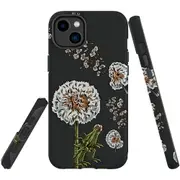 For iPhone 14 Plus Case Tough Protective Cover, Dandelion Flowers