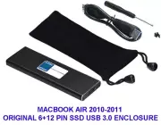 MACBOOK AIR 2010-2011 A13769 A1370 ORIGINAL SSD 6+12 Pin USB 3.0 CASE ENCLOSURE