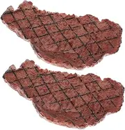 HANABASS Chic Kitchen Simulation Steak Educational Toy Party Present Birthday Present for Boys and Girls