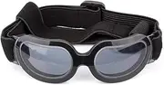ZYHWS Pet Dog Sunglasses Adjustable Goggles for Small Medium Large Dogs Cats Puppy Sun Glasses Dog Outdoor Glasses Pet Toy Supply (Color : Black)