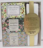 Crabtree & Evelyn Heritage Soaps & Hand Towel Essentials Set
