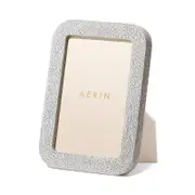 Aerin Modern Shagreen Frame, 4 x 6