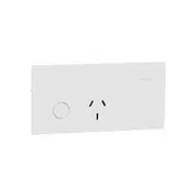 Clipsal 1010CSZ-ZW Switched socket, Clipsal Solis, ZigBee, Wiser Connected, Horizontal Mount, 10A
