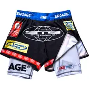 Engage Racer 2-in-1 Hybrid Shorts - Black