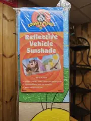Looney Tunes sun shade windshield foldable Taz And Tweety