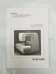 ORIGINAL Singer 14HD854 Overlock Machine Instruction Manual 3 Languages