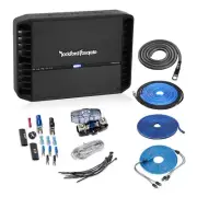 Rockford Fosgate Punch P500X1BD with Amplifier Wiring Kit