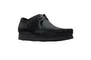 Clarks Mens Wallabee Shoes (Black) (6.5 UK)