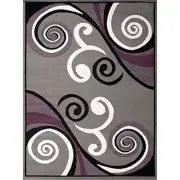 United Weavers of America Dallas Billow Gray Area Rug 2'3" X 7'2"