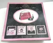 SAKURA Boxed Set 4 Stoneware 8" Salad Dessert Plates Square Vintage Boutique New