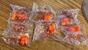 Junk Drawer #13 - 6 prs Magid E2 IHP32 Disposable Corded Foam Earplugs - NRR32cB