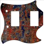 SG Standard Pickguard Custom Gibson Graphic Guitar Pick Guard Bubbling Rusty