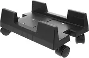 Angoily Mobile CPU Stand with Casters Computer Holder Cart for Home Office Stable Your CPU Space Saving CPU Pulley Bracket