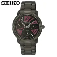 在飛比找momo購物網優惠-【SEIKO 精工】Criteria藍寶石多指針女錶(SNT