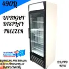 EUROTAG SINGLE GLASS DOOR COMMERCIAL UPRIGHT DISPLAY FREEZER 490L FROST FREE NEW