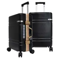 在飛比找ETMall東森購物網優惠-(全新福利品)FILA 29吋簡約時尚碳纖維飾紋系列鋁框行李