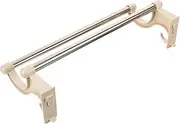 COHEALI Double Towel Bar Wall Mount Towel Rack for Bathroom Durable Stainless Steel Space Saving Design