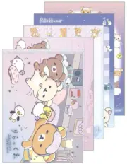 San-X Rilakkuma Dozing with You Memo Pad Message Letter Notes Notepad Soundly