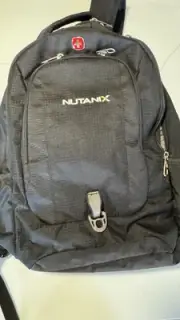 Wenger Swiss Army Black Laptop Backpack w/ Nutanix Logo Embroidered. NEVER USED
