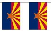 ARIZONA U.S. STATE BUNTING 9 metres 30 flags Polyester flag