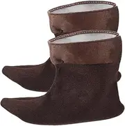 YARNOW Warmth Thermal Cotton Rain Boot Liners Plush Inserts for Men Women Hiking Boot Liners Size 43-45